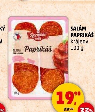 Salám Paprikáš Řezníkův talíř