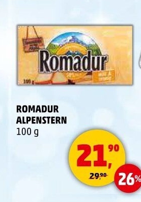 Sýr Romadur Alpenstern