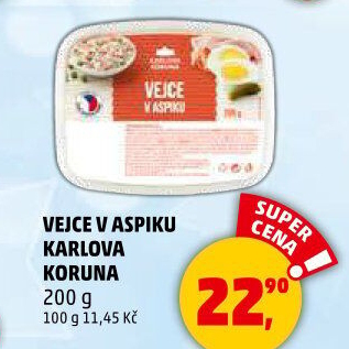 Vejce v aspiku Karlova Koruna