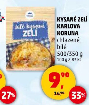 Zelí bílé kysané Karlova Koruna