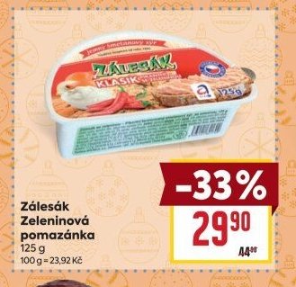 Zálesák Zeleninová pomazánka