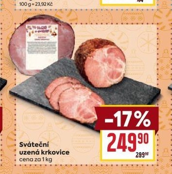 Sváteční uzená krkovice