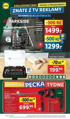 akční leták Lidl 23.12.2024-31.12.2024