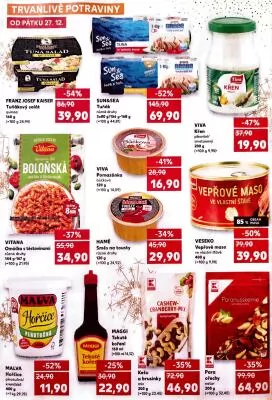 akční leták Kaufland 27.12.2024-31.12.2024