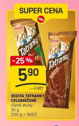 SEDITA TATRANKY CELOMÁČENÉ