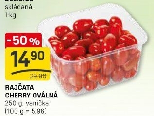 Rajčata cherry oválná