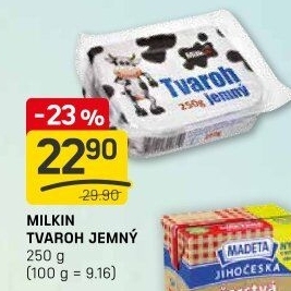 Tvaroh jemný Milkin