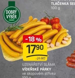 Vídeňské párky Dobrý Výběr