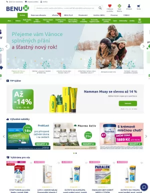 akční leták BENU Lékárna 25.12.2024-31.12.2024
