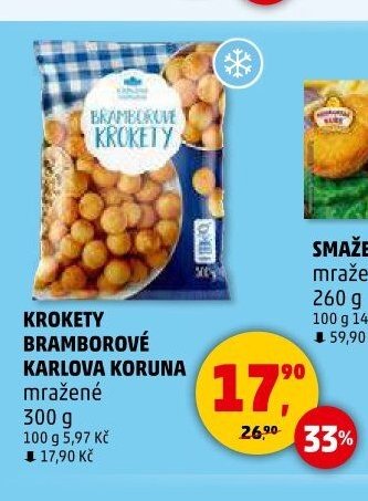 Krokety bramborové Karlova Koruna 300 g