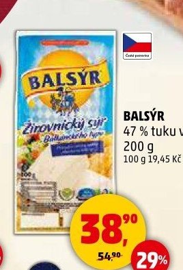 BALSÝR 47 % tuku v s. 200 g