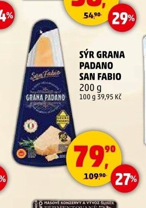 SÝR GRANA PADANO SAN FABIO 200 g