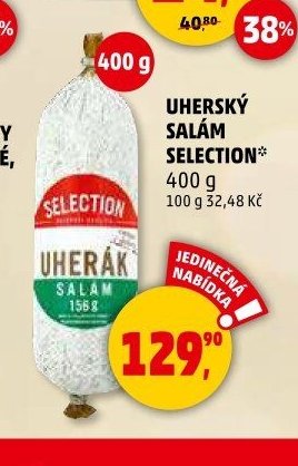 UHERSKÝ SALÁM SELECTION 400 g