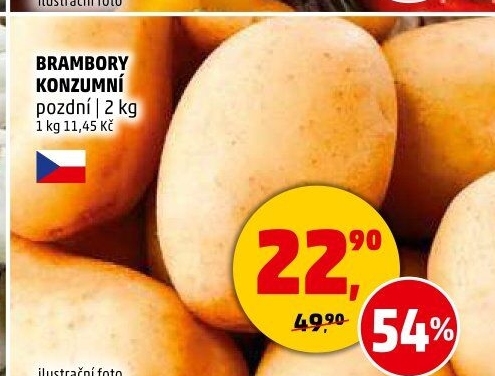 Brambory konzumní pozdní