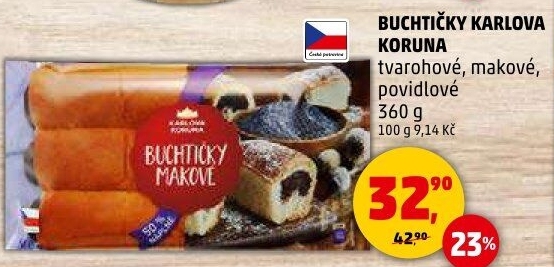 České buchtičky Karlova Koruna
