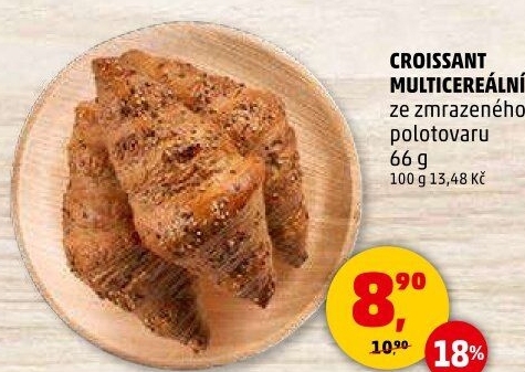 Croissant multicereální