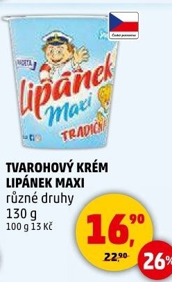 Dezert Lipánek tvarohový Madeta