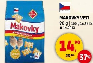 Krekry makovky Vest