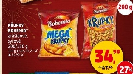 Křupky sýrové Mega Bohemia