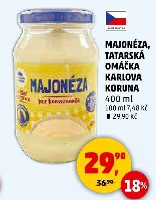 Majonéza Karlova Koruna