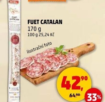 Salám Fuet Catalan Noel