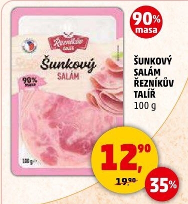 Salám šunkový Řezníkův talíř