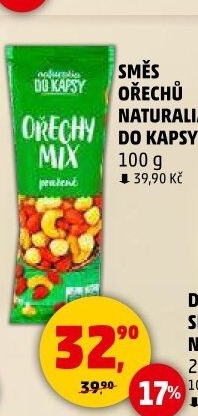 Směs pražených ořechů Naturalia