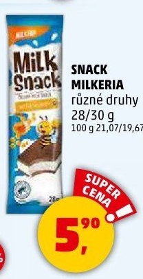 Snack mléčný Milkeria