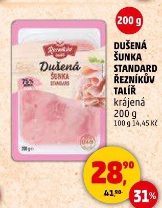 Šunka dušená standard Řezníkův talíř