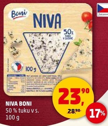 Sýr Niva 50% Boni