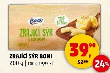 Sýr zrající s kmínem Boni