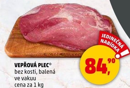 Vepřová plec bez kosti