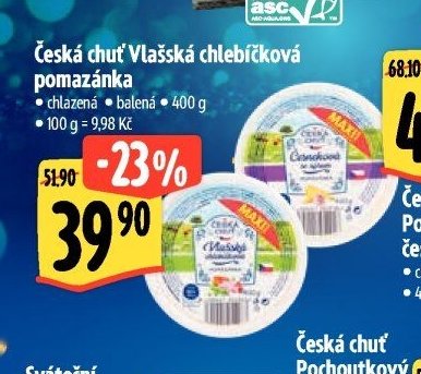 Česká chuť Vlašská chlebíčková pomazánka