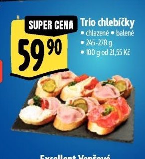 Trio chlebíčky