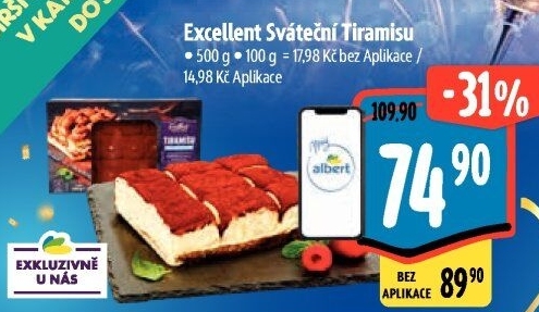 Dezert Tiramisu Albert Excellent