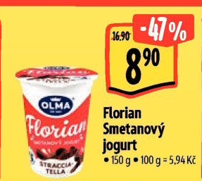 Jogurt smetanový Florian Olma
