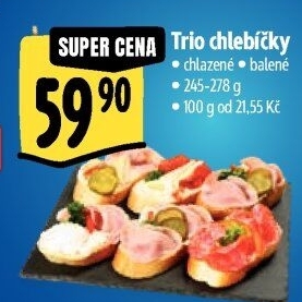 Obložený chlebíček