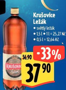 Pivo světlý ležák Královský 12° Krušovice
