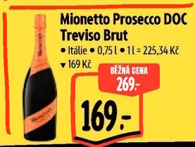 Prosecco brut DOC Treviso Mionetto