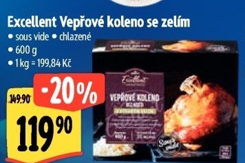 Vepřové koleno se zelím Sous vide Albert Excellent