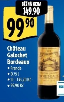 Vína Bordeaux Château Galochet