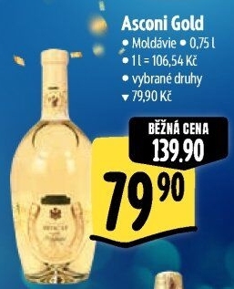 Vína Gold Asconi