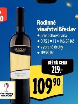 Vína Vinařství Břeclav - přívlastková