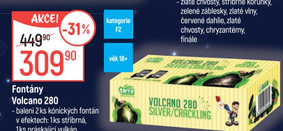 Fontány Volcano Tarra