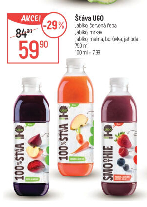 Šťáva čerstvá Ugo