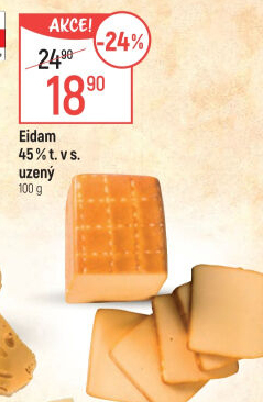 Sýr Eidam uzený 45%