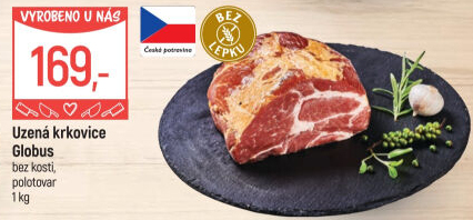 Uzená krkovice bez kostí Globus