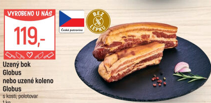 Uzený bok s kostí Globus