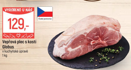 Vepřová plec s kostí Globus