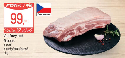 Vepřový bok s kostí Globus